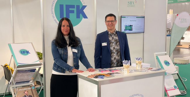 Das IFK-Team freut sich auf Ihren Besuch auf der Fachmesse therapie Leipzig.